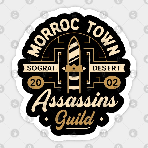 Morroc Oasis Town Guild Sticker by Lagelantee